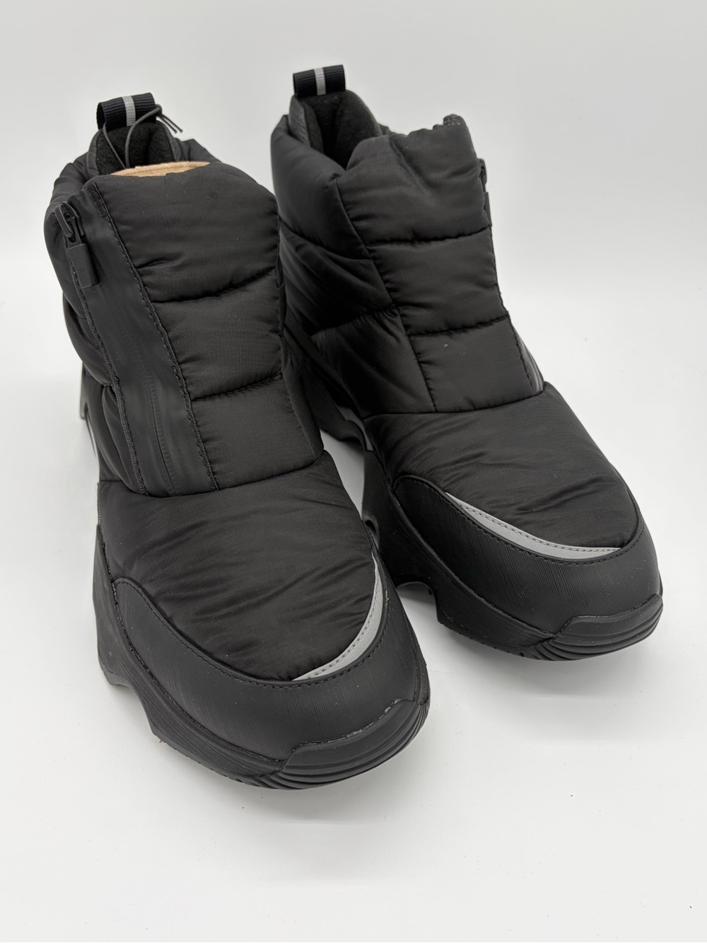 NWT SOREL Kinetic Impact Puffy Zip Waterproof Boots Black Women's Size 12